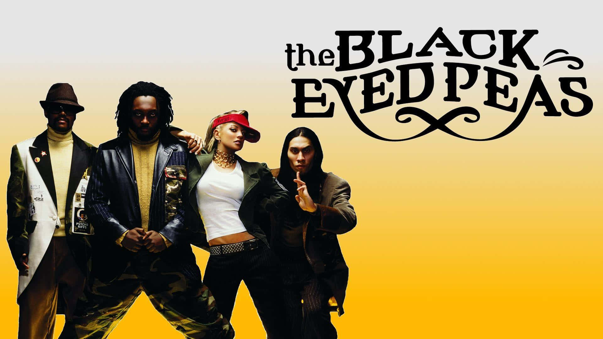 The Black Eyed Peas Brengen Het Feest Achtergrond