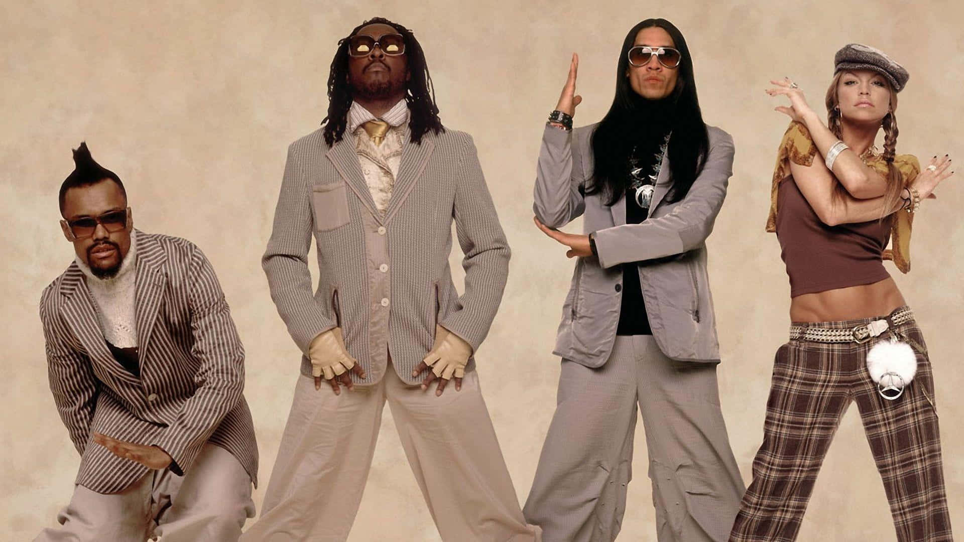 The Black Eyed Peas bring their musical energy to the stage Wallpaper