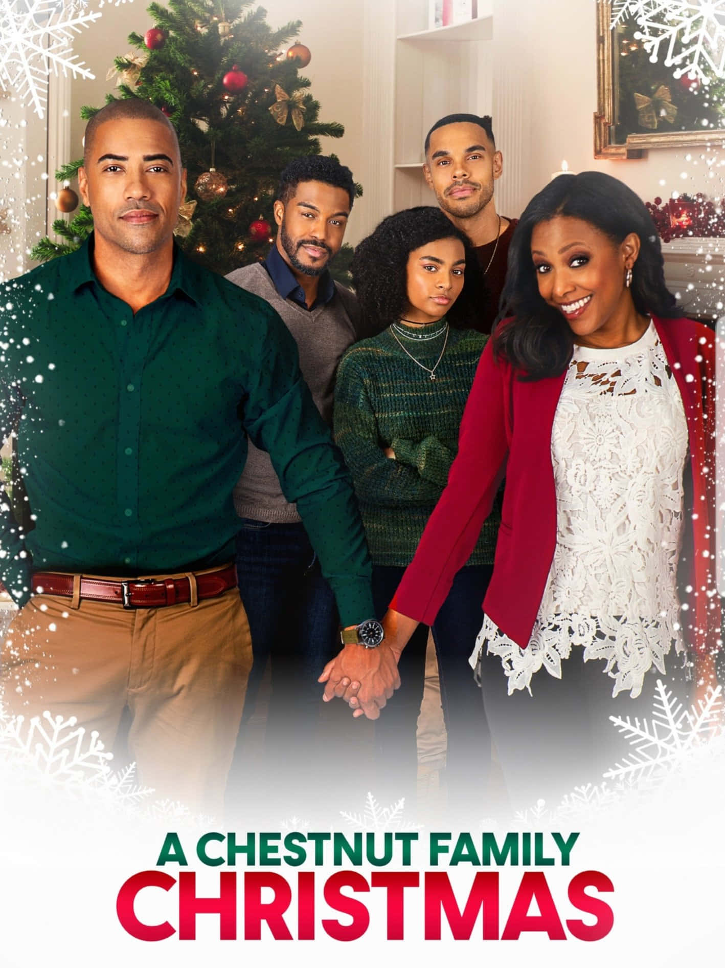 Chestnut Black Family Christmas Poster Picture