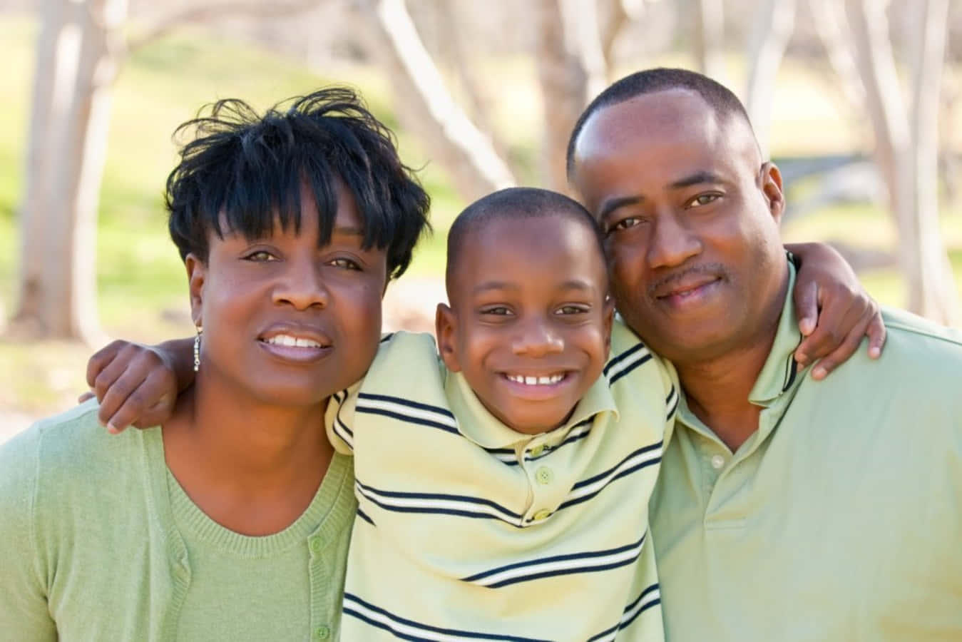 En kærlig sort familie der bruger kvalitetstid sammen
