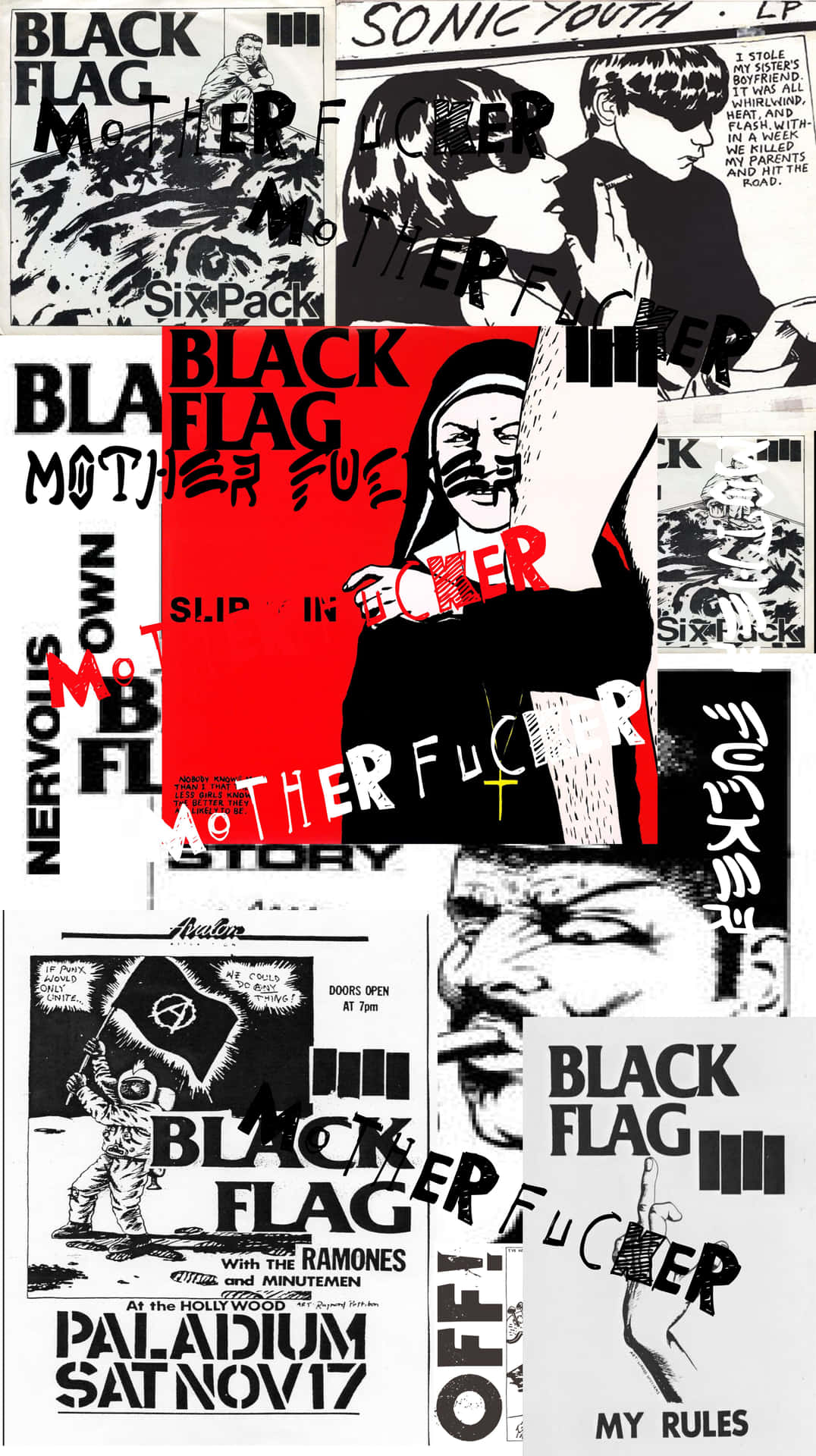 Download Punk rock artists 'Black Flag' Wallpaper | Wallpapers.com