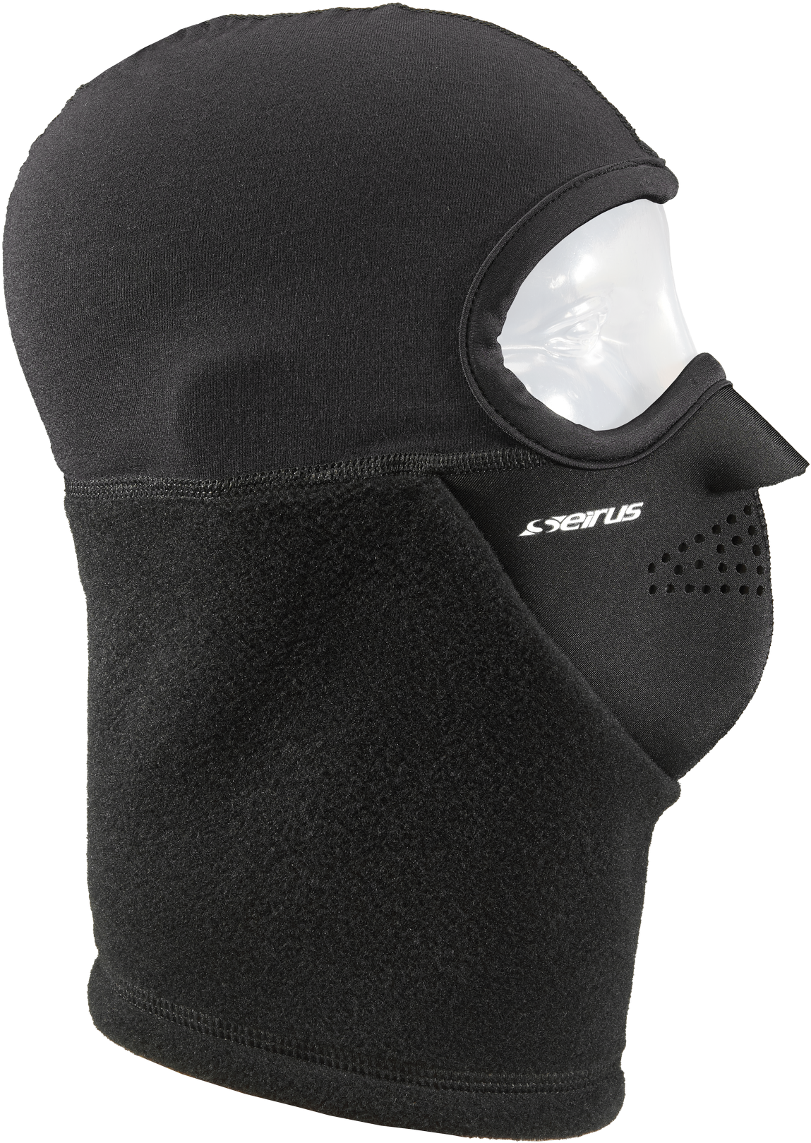 Black Fleece Balaclava Winter Gear PNG