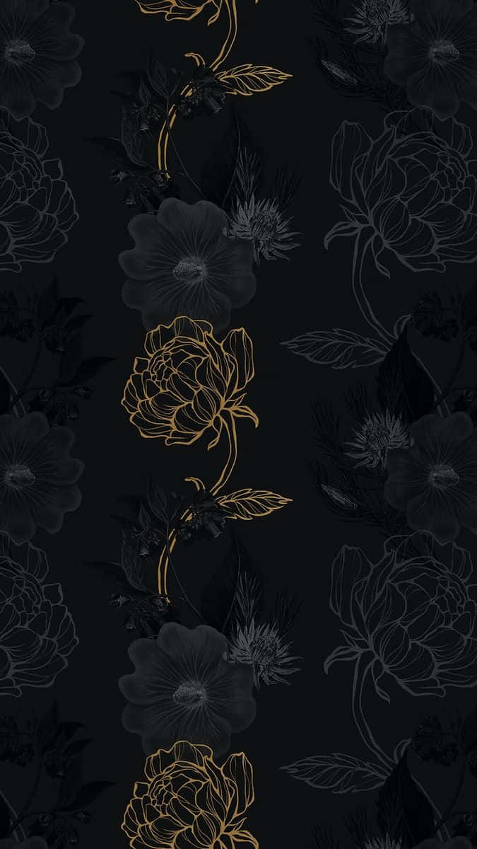 "A delicate beauty of a black flower."