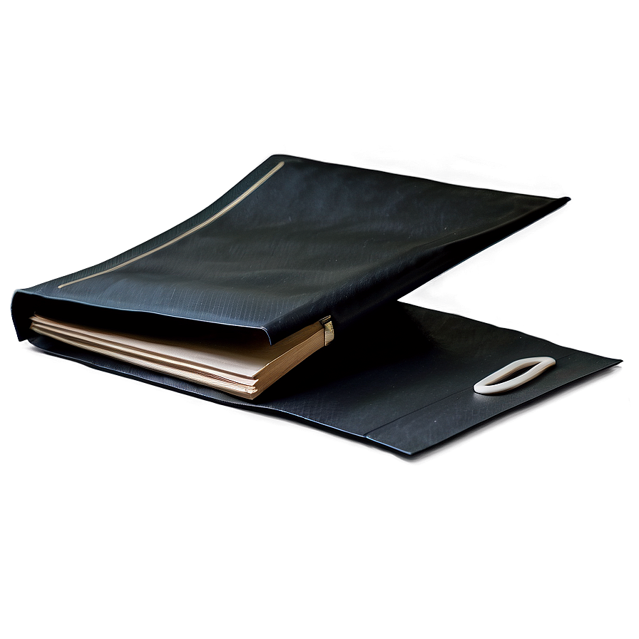 Black Folder With Documents Png 70 PNG