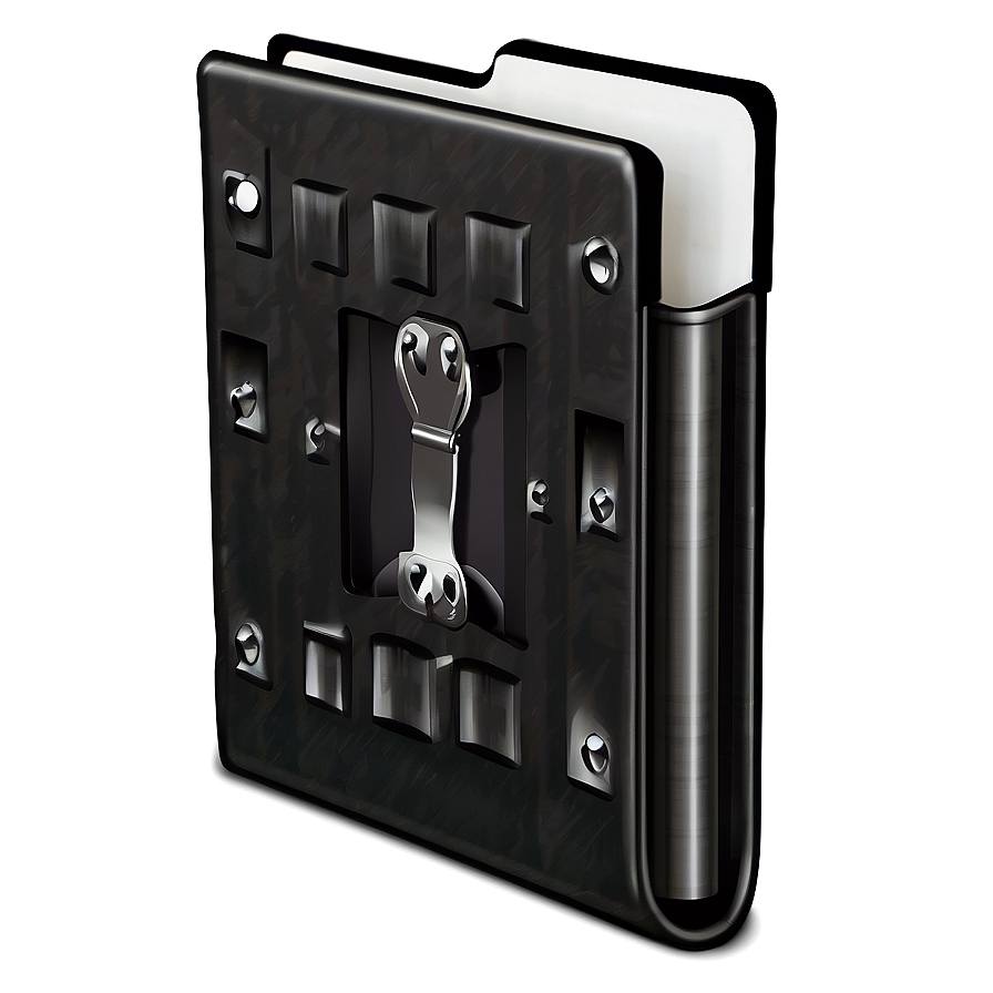 Black Folder With Lock Png 70 PNG