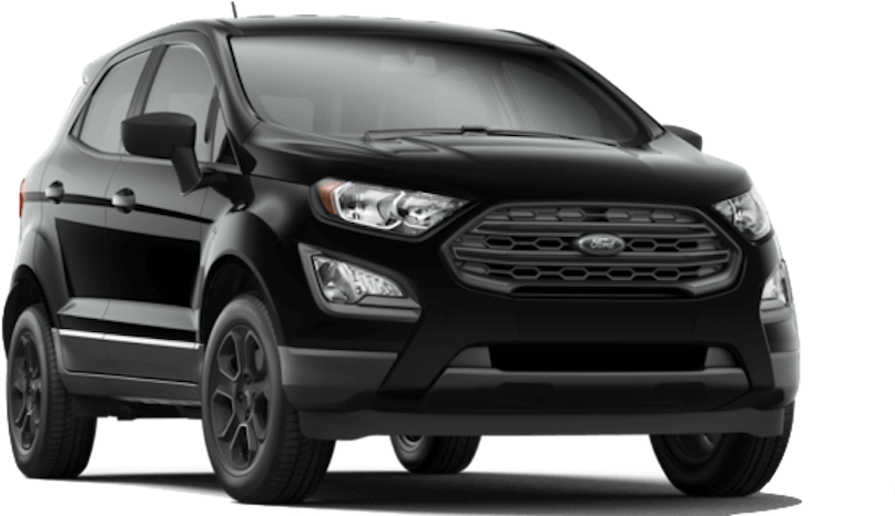 Black Ford Eco Sport S U V PNG