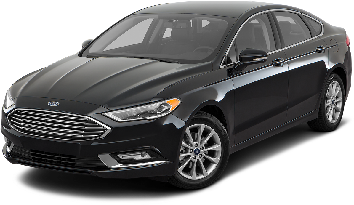 Black Ford Fusion Sedan2020 PNG