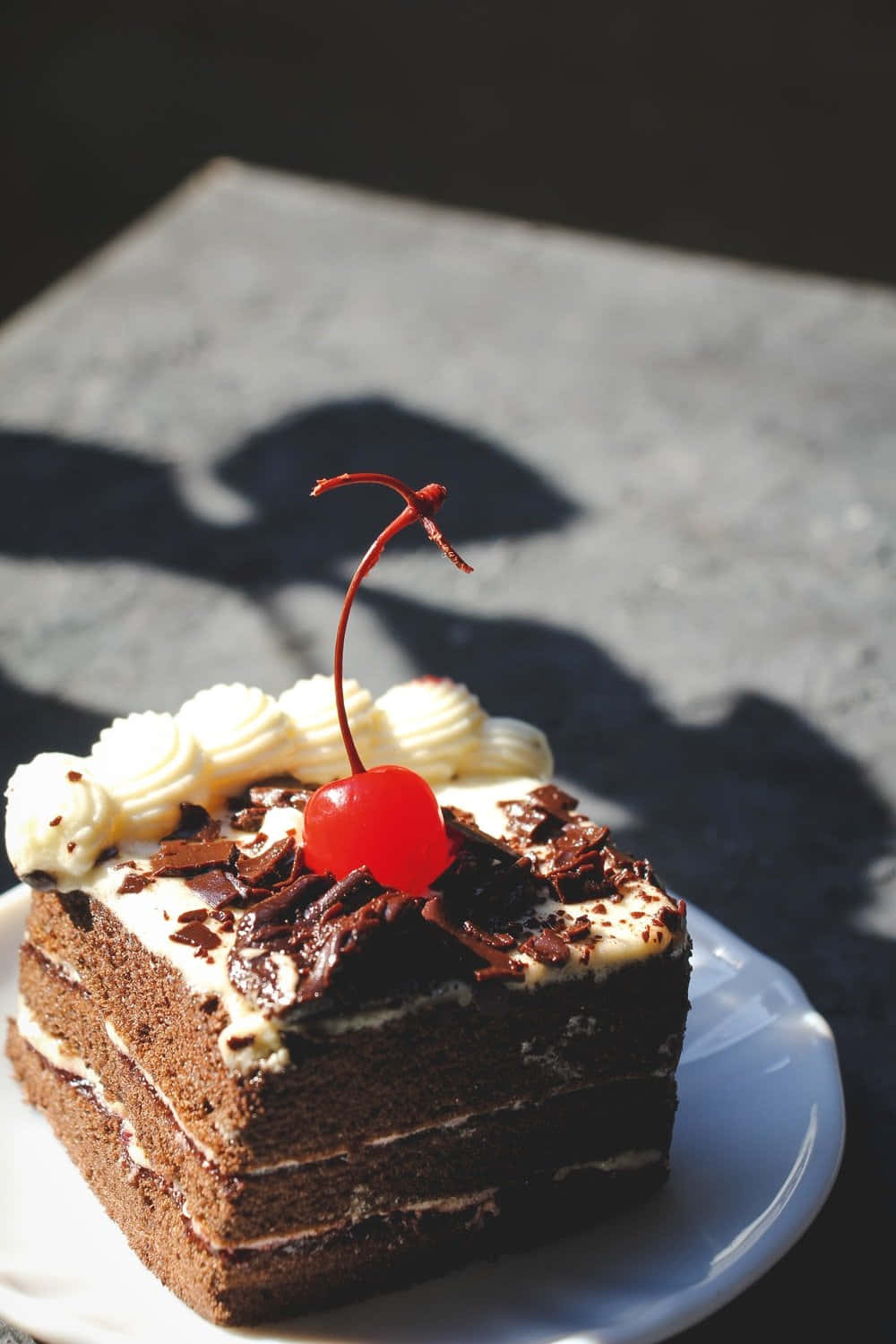 Delicious Black Forest Cake Wallpaper