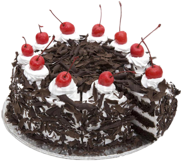 Black Forest Cakewith Cherries PNG