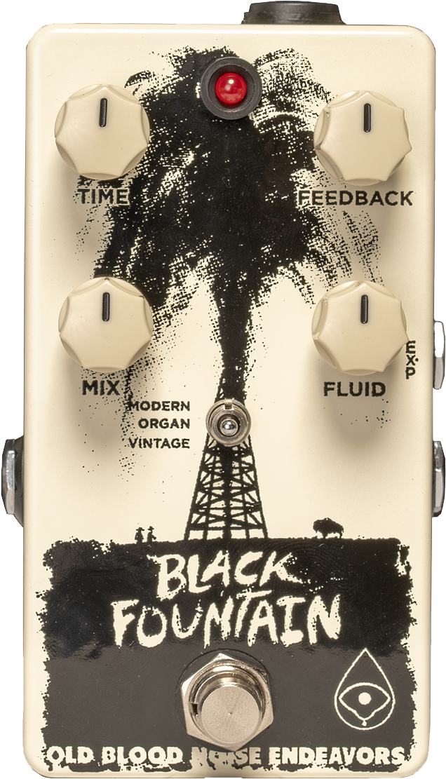 Download Black Fountain Guitar Pedal | Wallpapers.com