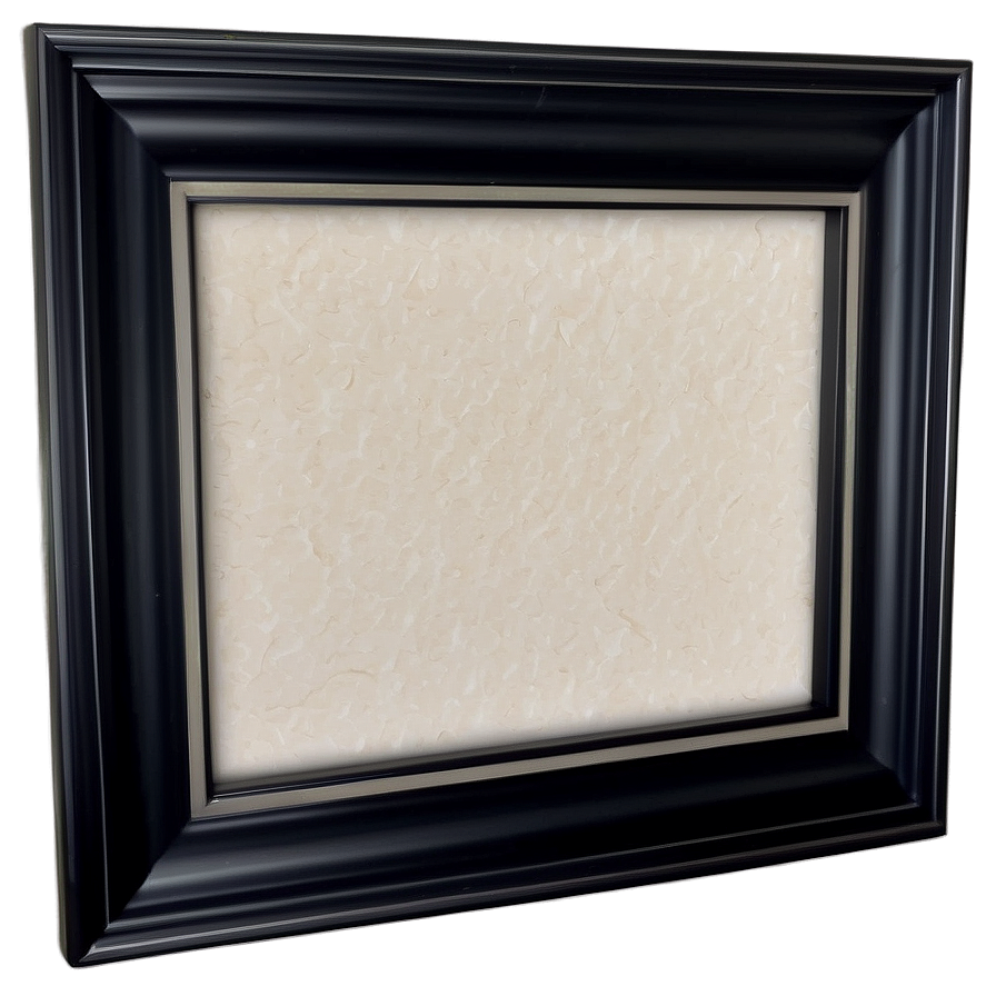 Black Frame For Canvas Png 06262024 PNG