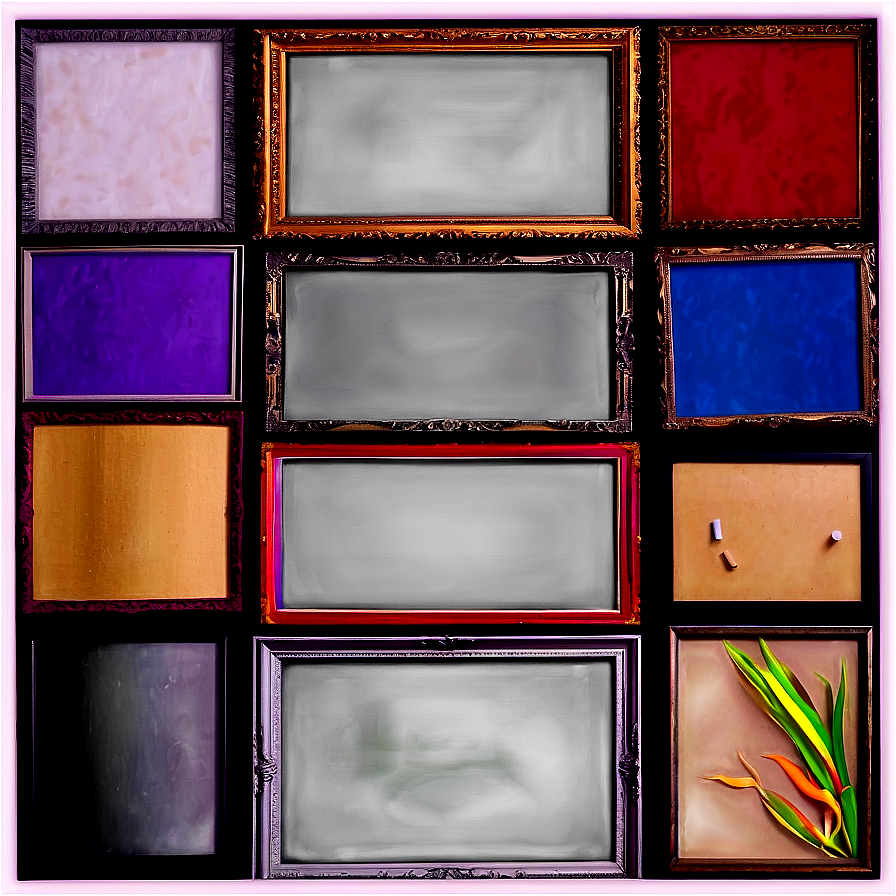 Black Frame For Canvas Png Yub PNG