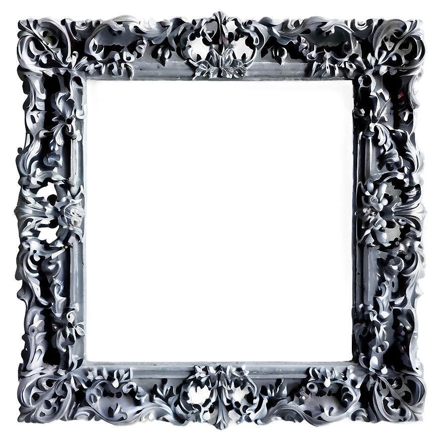 Black Frame For Mirror Png 06262024 PNG