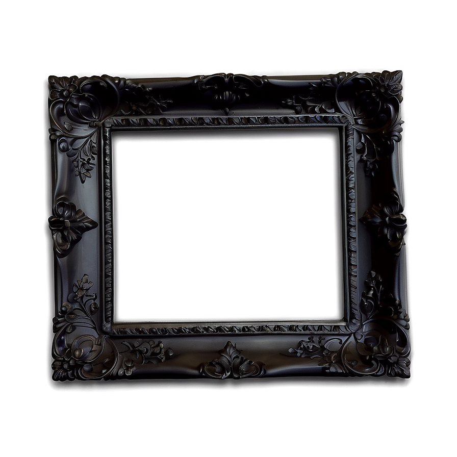 Black Frame Portrait Png 86 PNG
