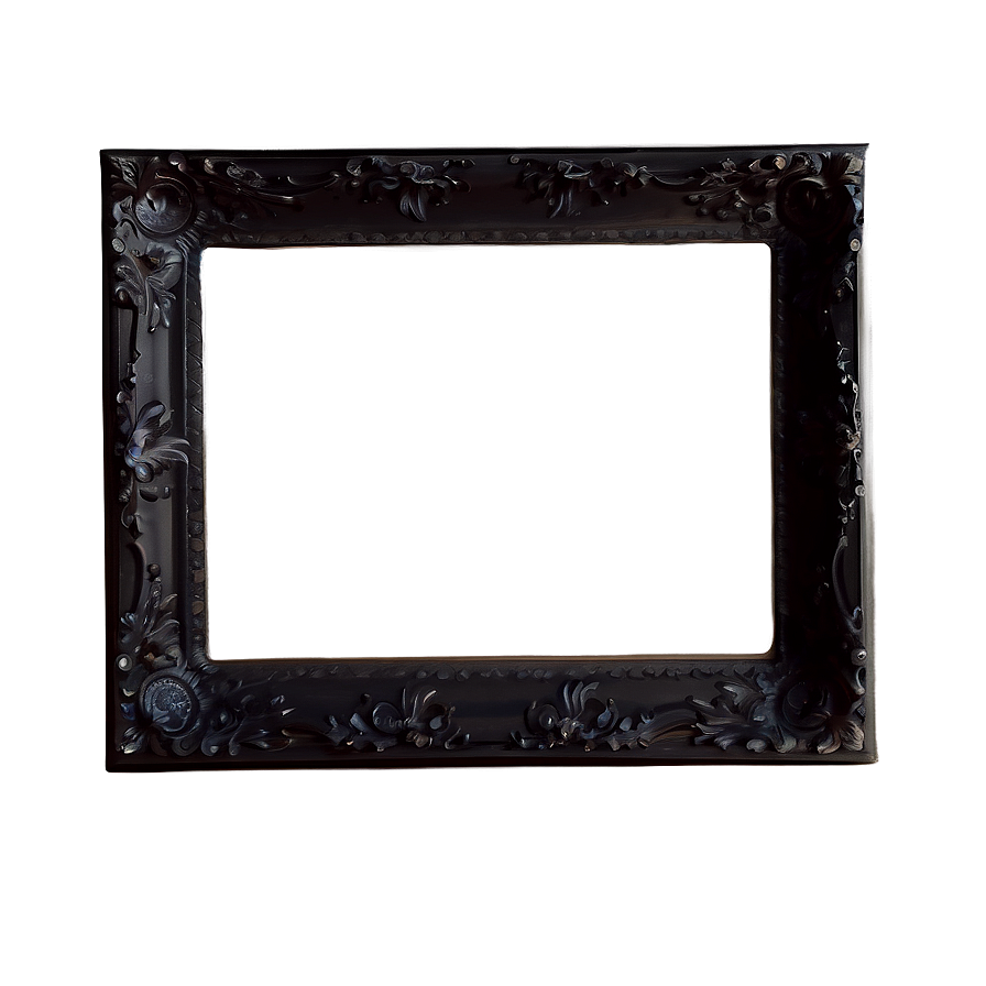 Black Frame With Shelf Png Fmn PNG