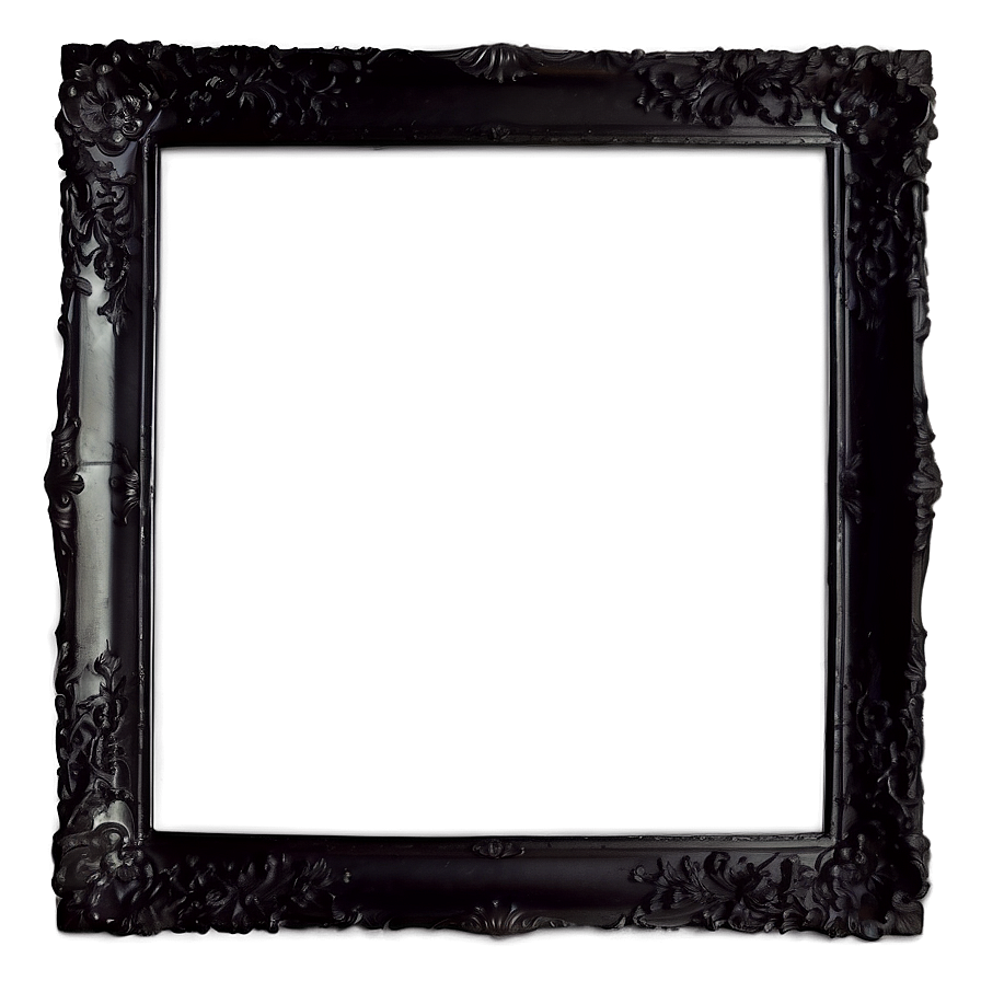 Black Frame With Stand Png Myd PNG