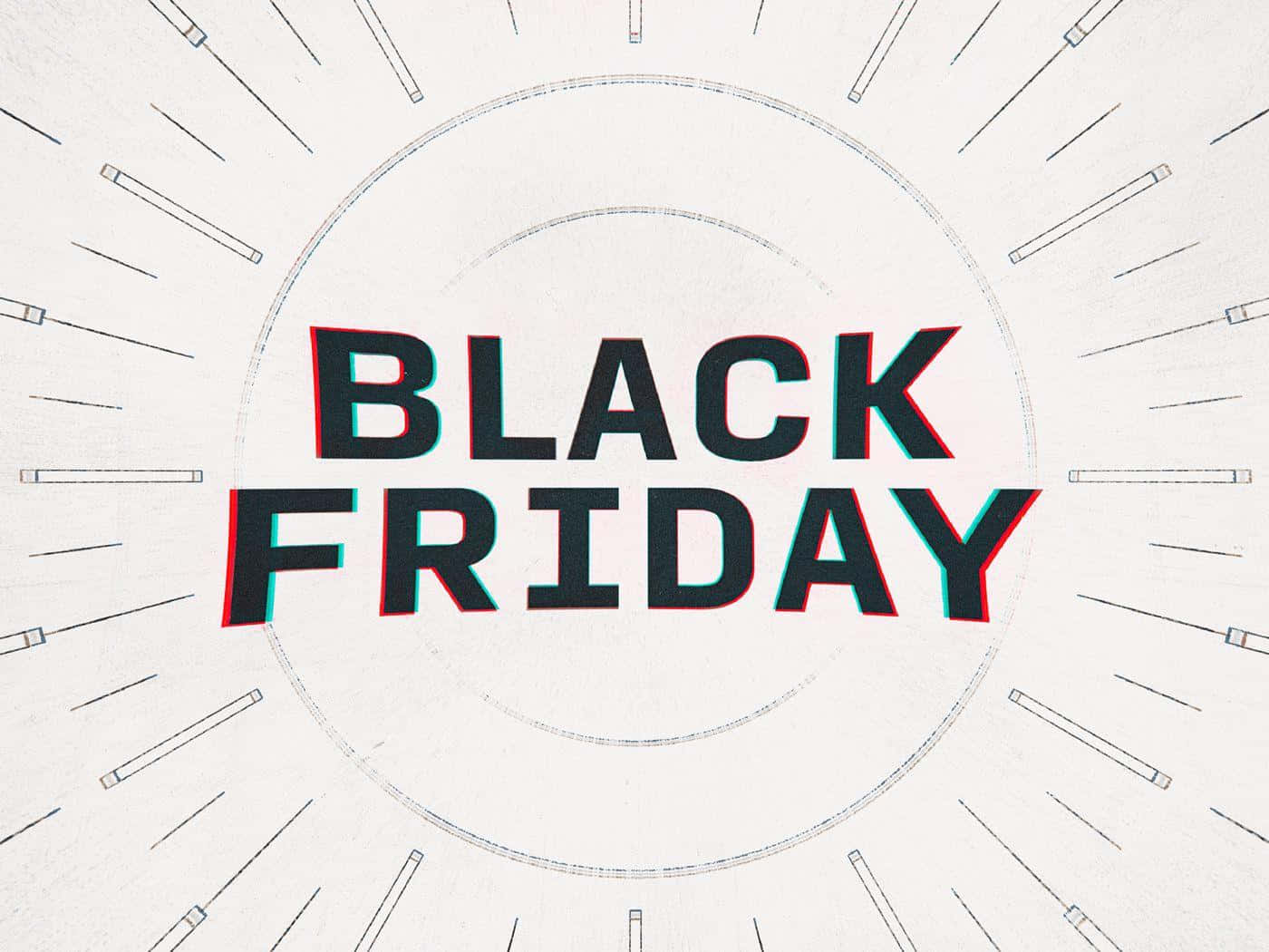 Blackfriday - En Black Friday-annonce.