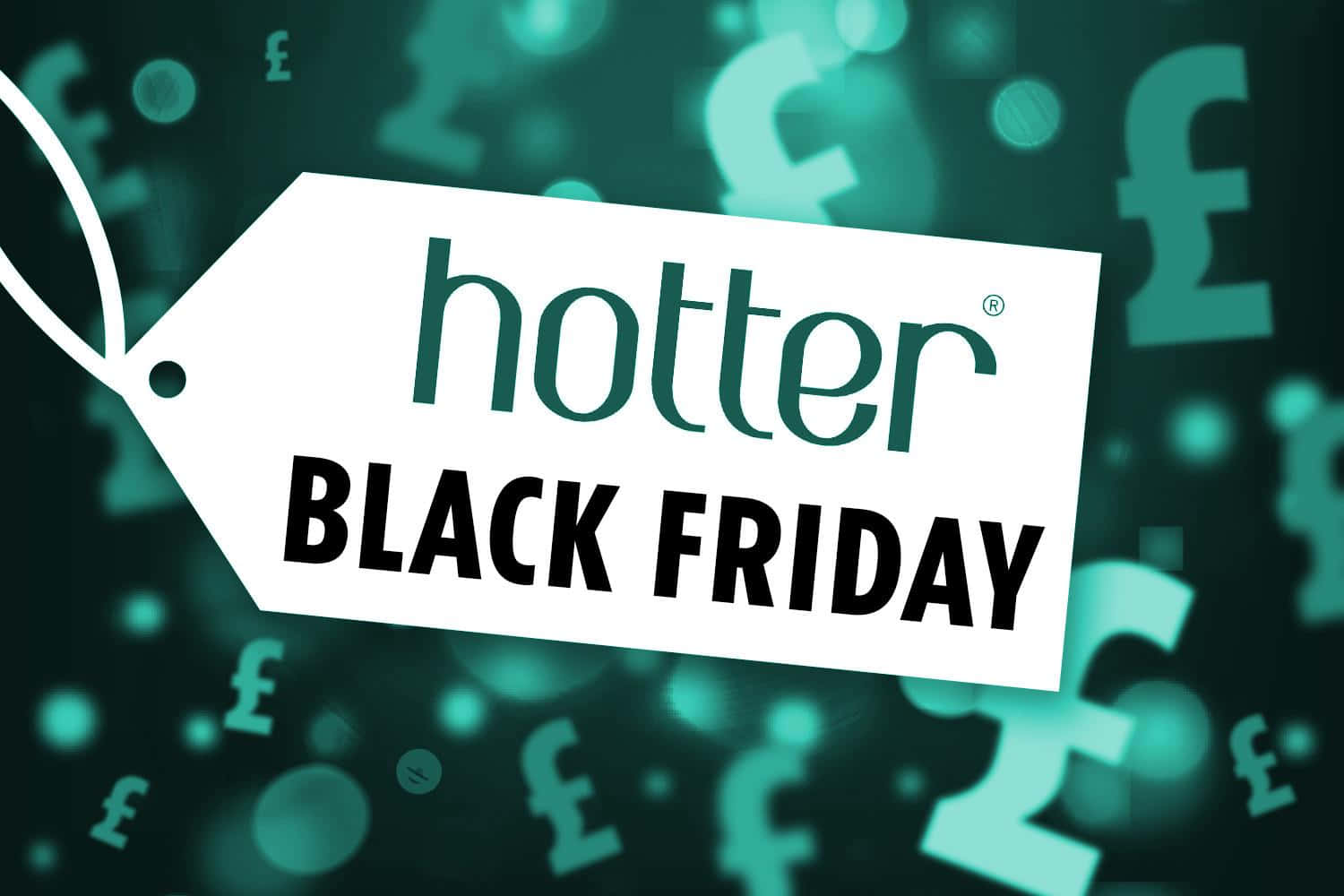 A Black Friday Tag With The Words Hotter Black Friday