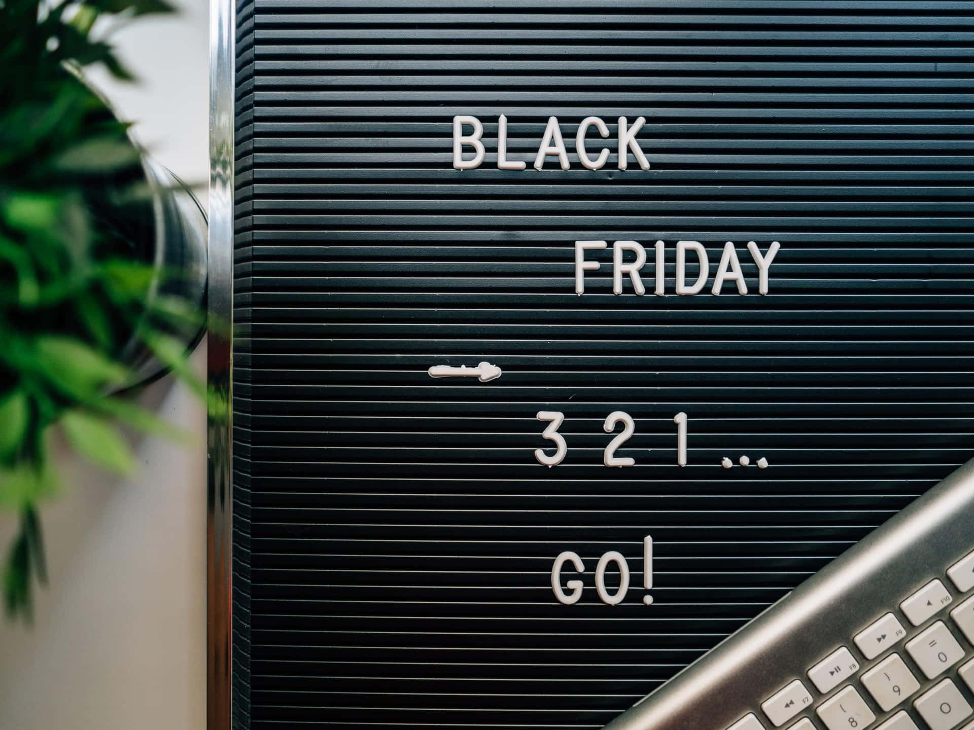 Black Friday - A Blackboard With The Words Black Friday