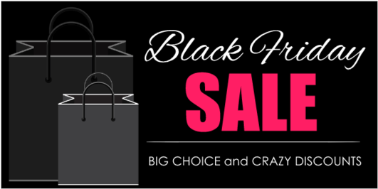 Black Friday Sale Advertisement PNG