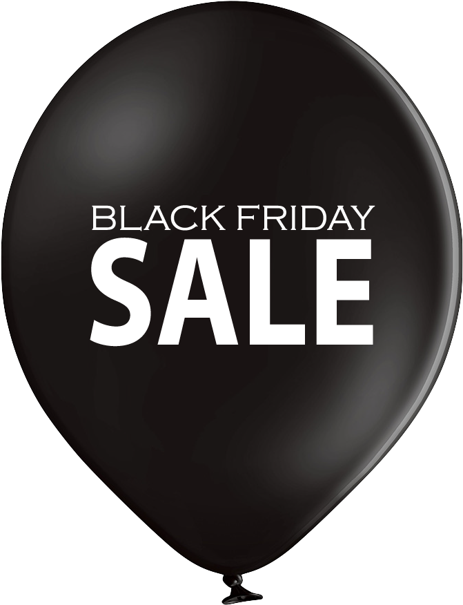 Black Friday Sale Balloon PNG