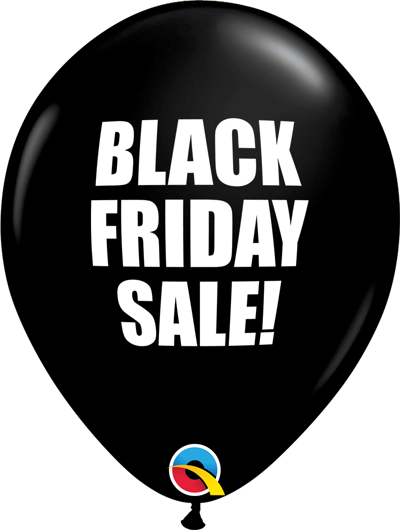 Black Friday Sale Balloon PNG