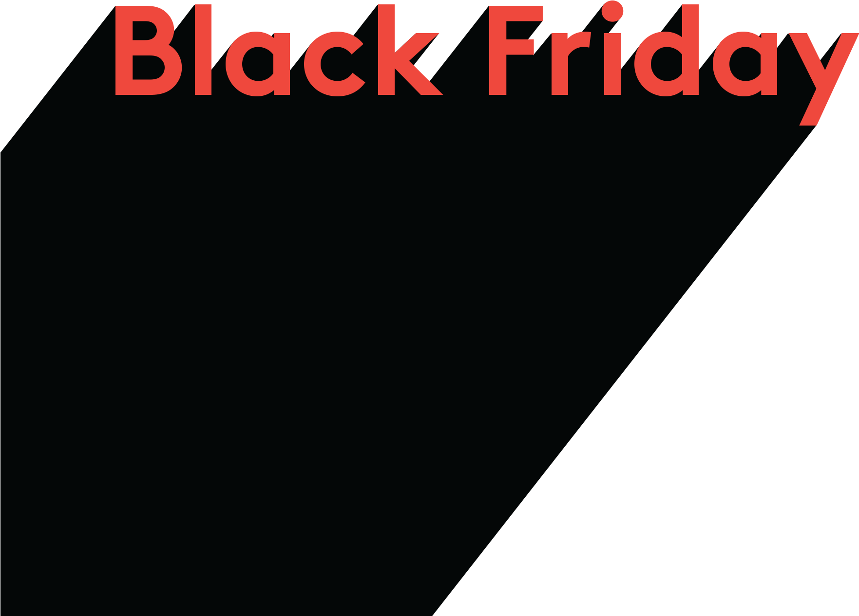 Black Friday Sale Banner PNG
