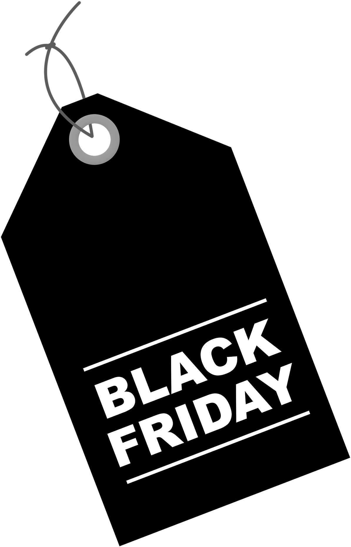 Black Friday Sale Tag PNG