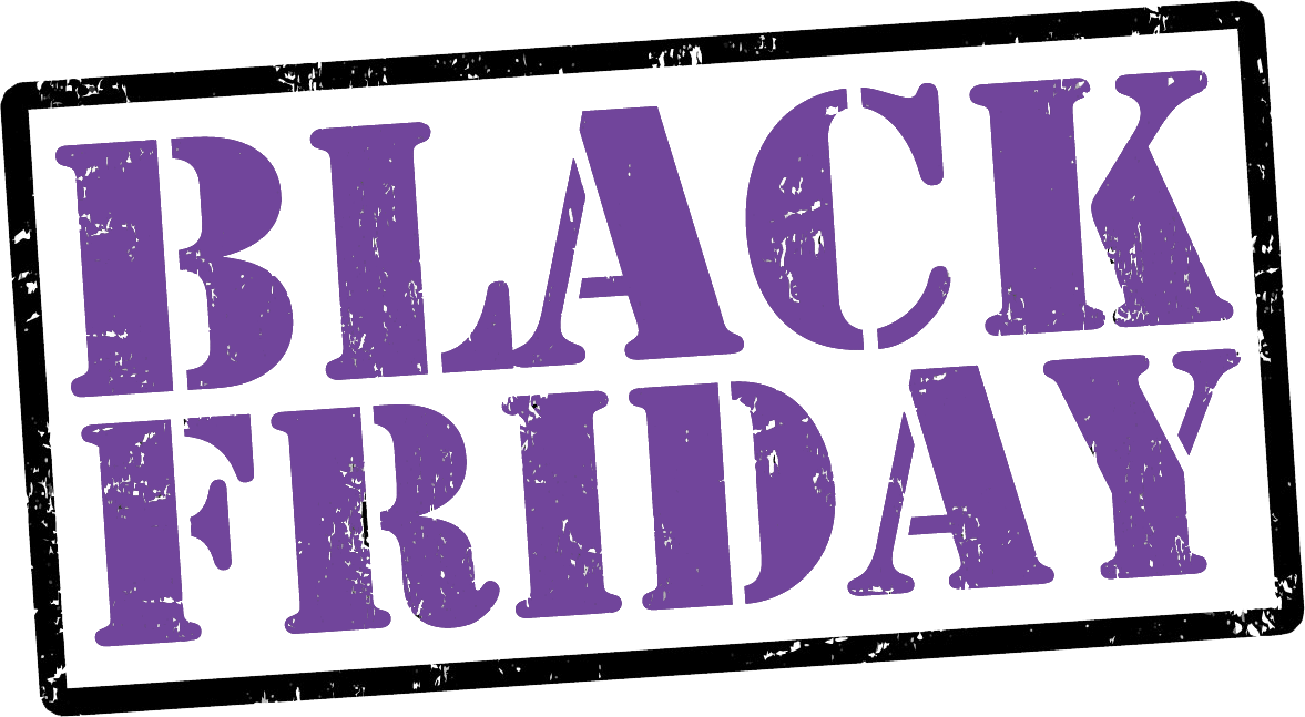 Black Friday Signage PNG