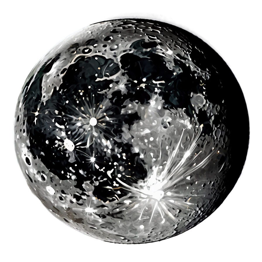 Black Full Moon Png Rqf91 PNG