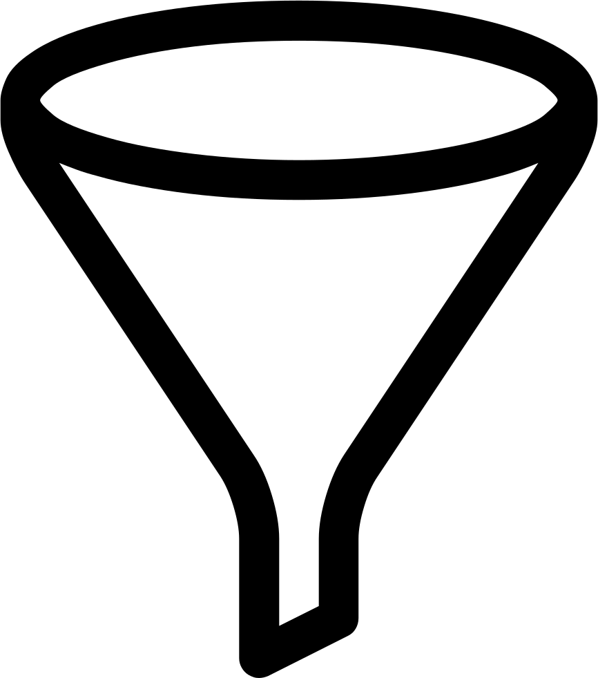 Black Funnel Icon PNG