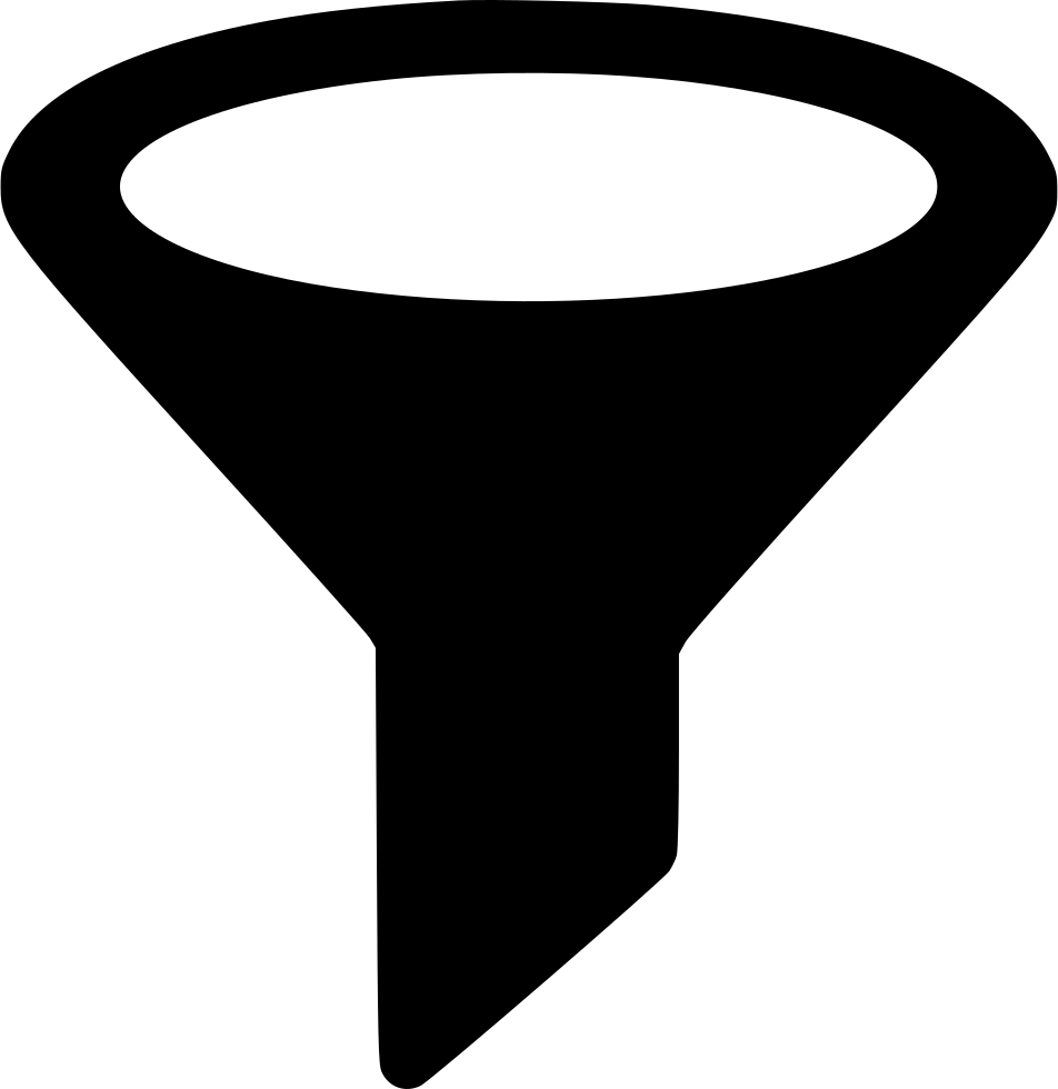 Black Funnel Icon PNG