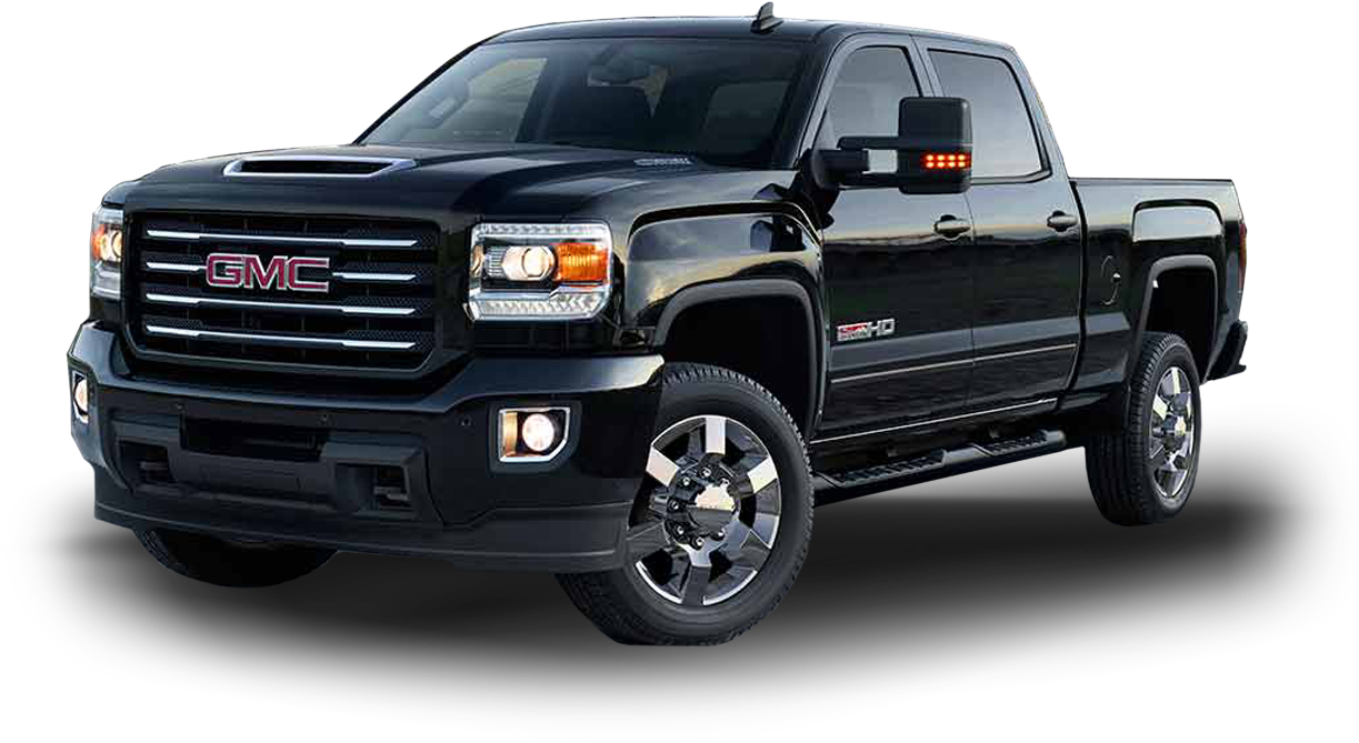 Black G M C Sierra Truck PNG