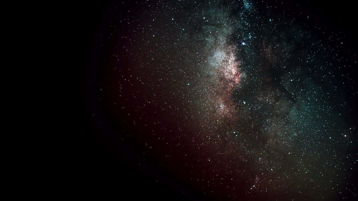 Mysterious Black Galaxy Background