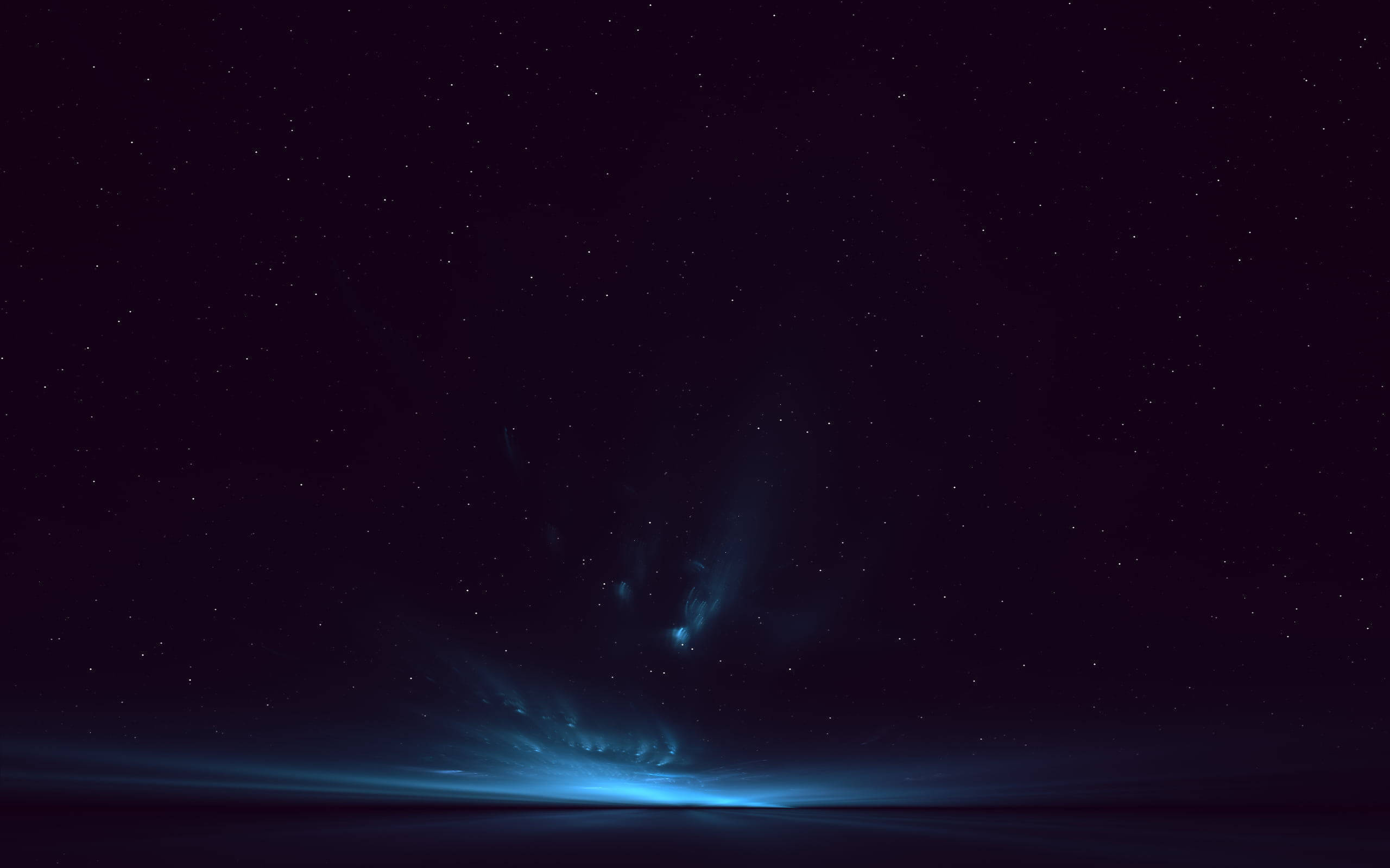 Schwarzegalaxie Mit Blauen Kometen Wallpaper