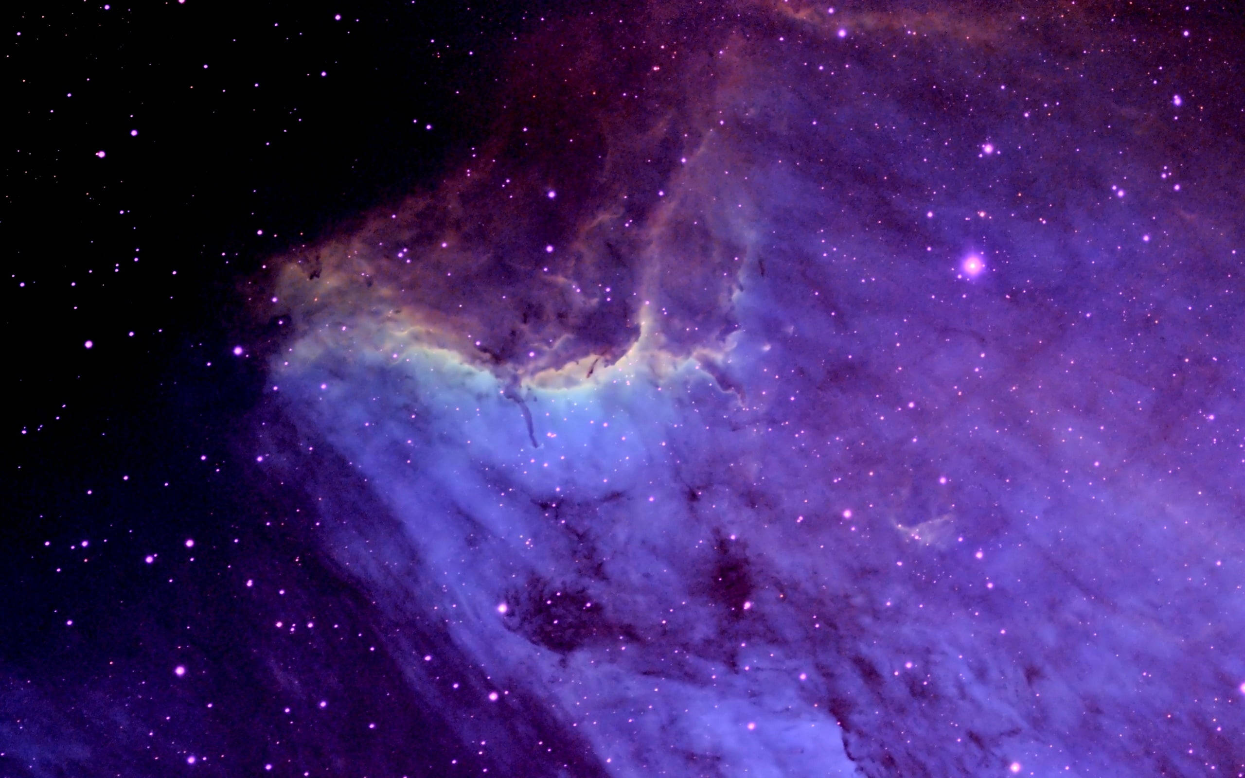 Galaxianegra Nebulosa Púrpura. Fondo de pantalla
