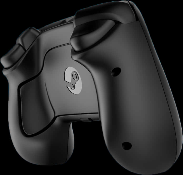 Black Game Controller Silhouette PNG