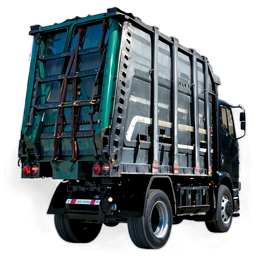 Black Garbage Truck Png 56 PNG