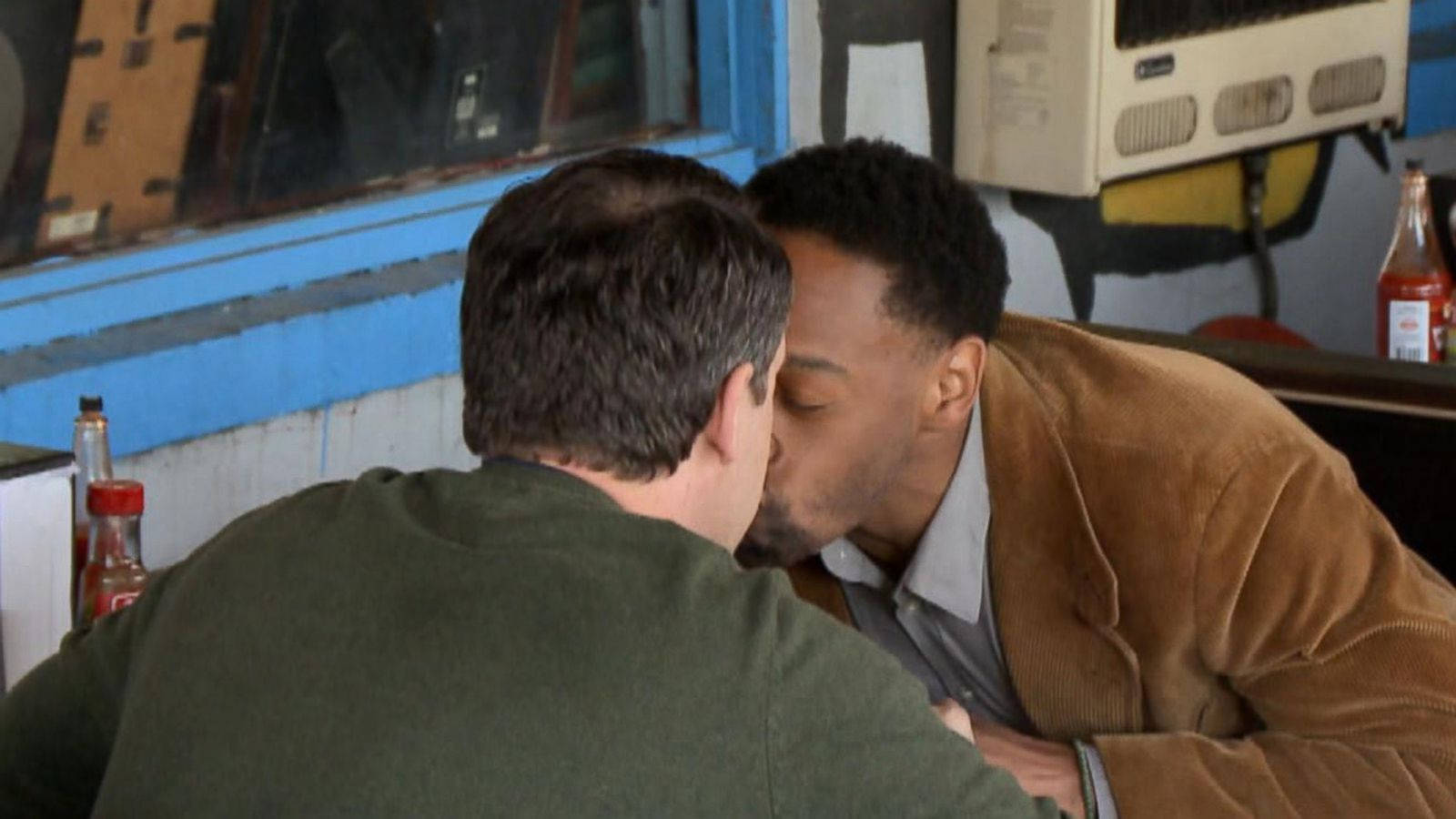 Black Gay Man With A White Partner Wallpaper