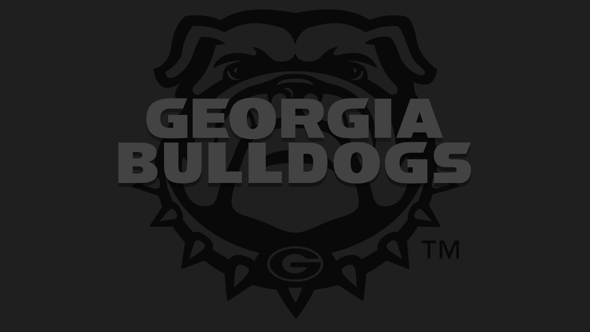 Black Georgia Bulldogs Wallpaper