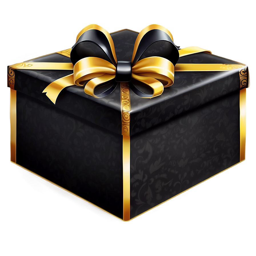 Black Gift Box Png Imc PNG