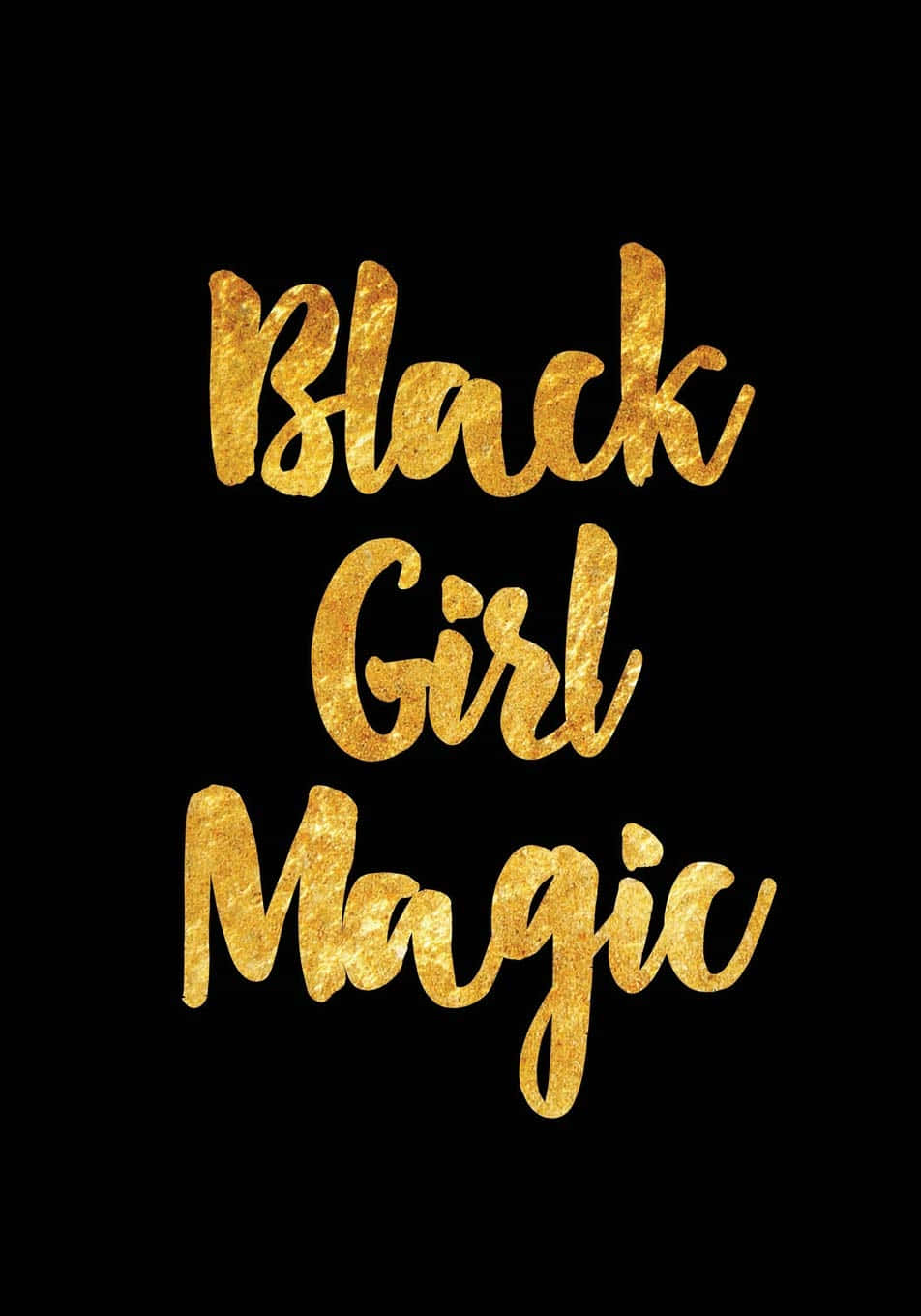 Black Girl Magic T-shirt By Sassy Sassy Wallpaper