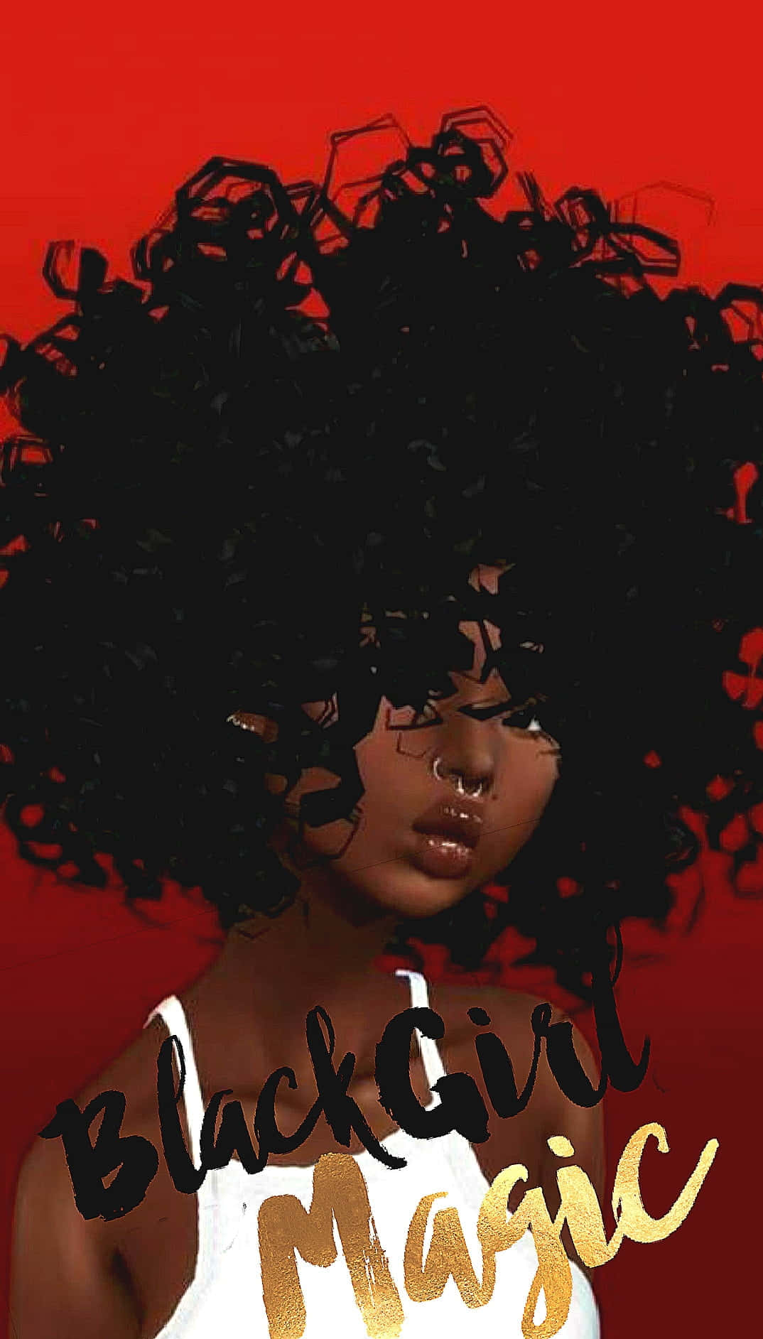 Black Girl Magic - Afro - Afro - Afro - Afro - Afro - A Wallpaper