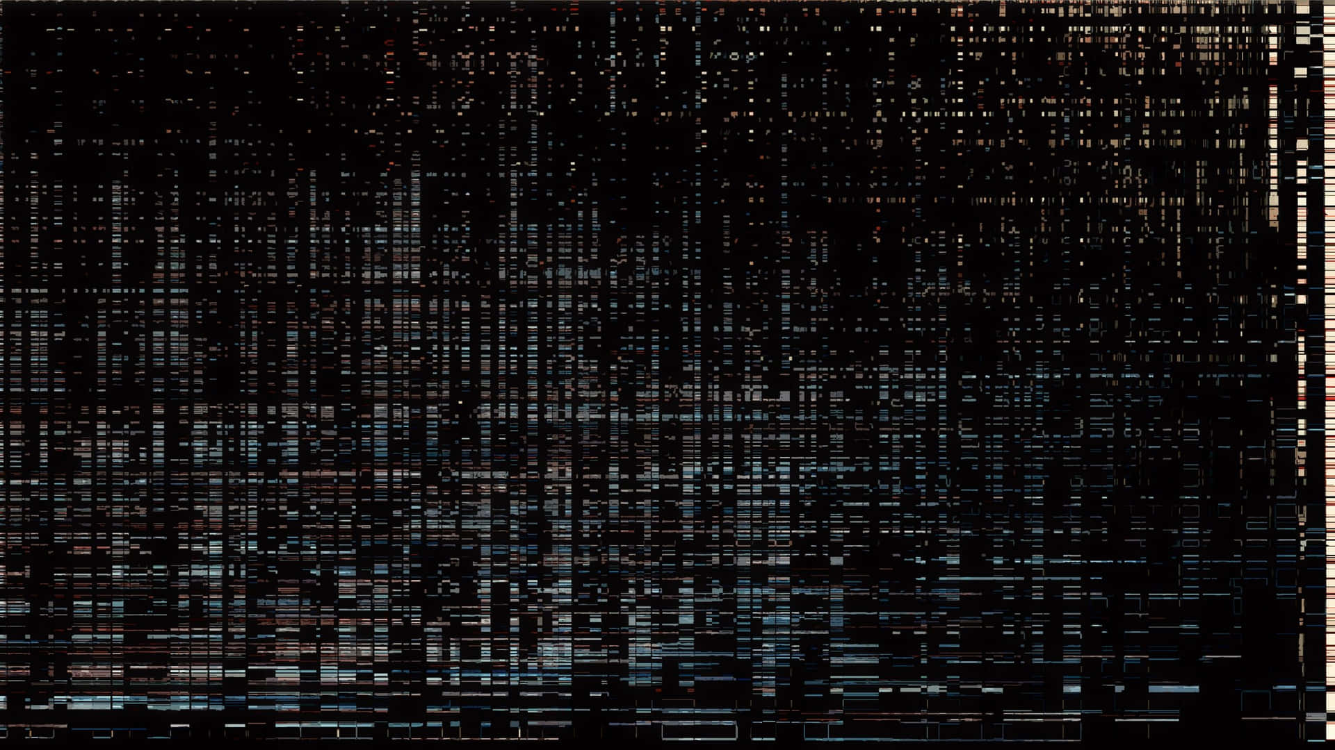 Black Screen Glitch Wallpaper