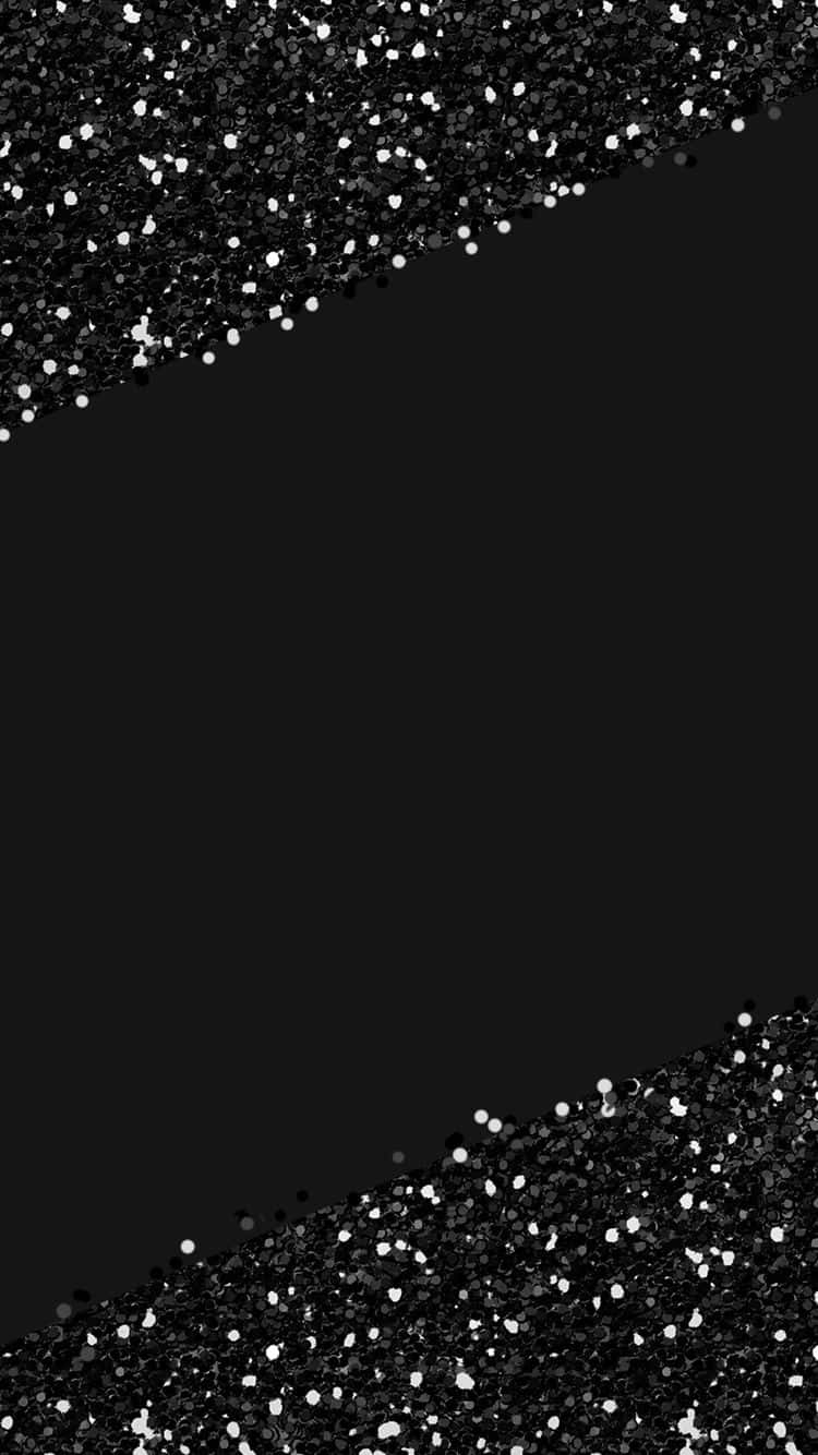 Black Glitter Background 750 x 1334 Background