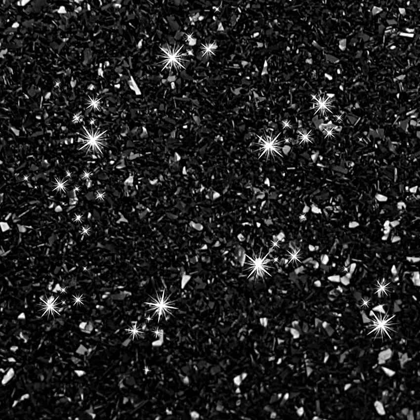 Black Glitter Background 850 x 850 Background