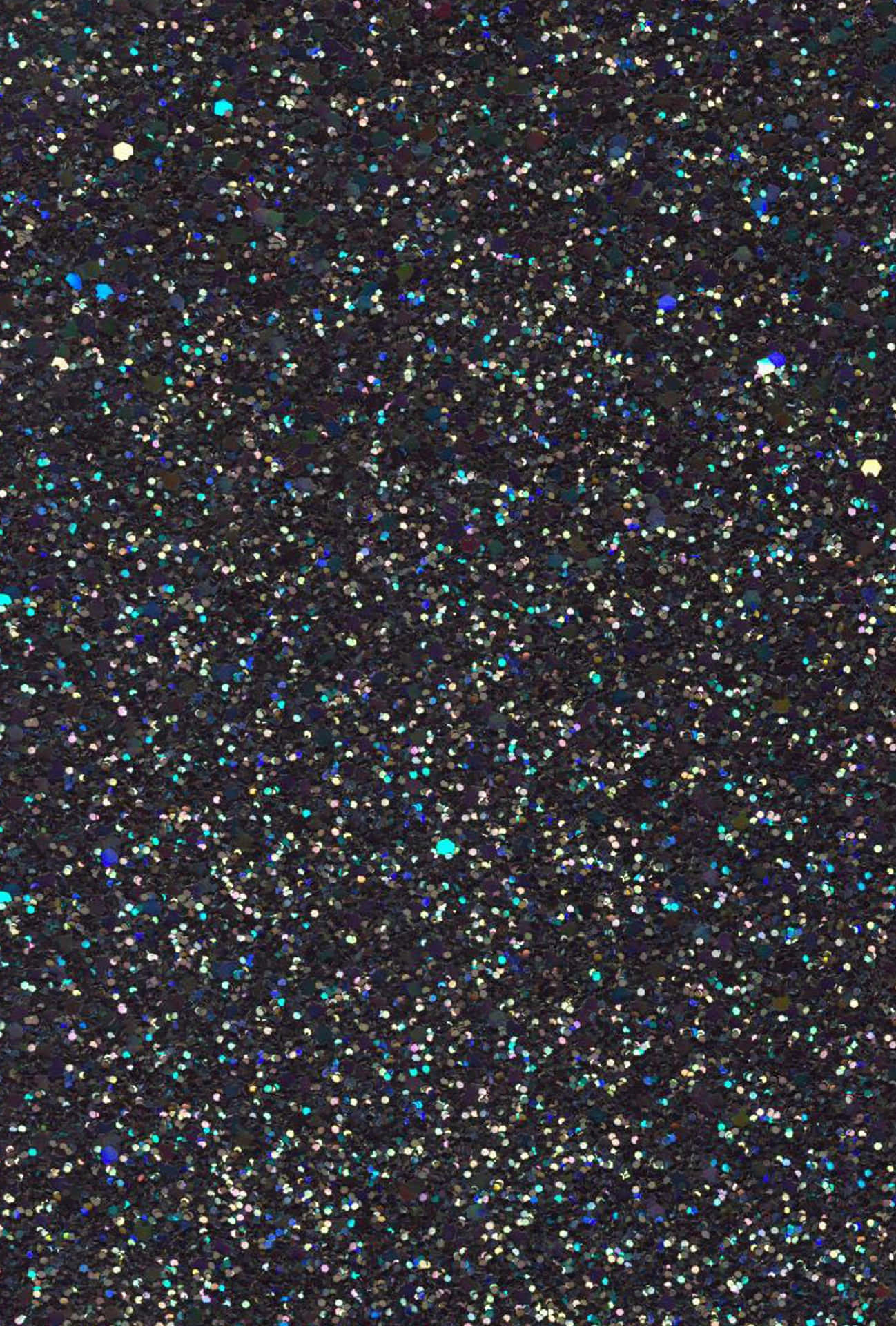 Blue Green And Black Glitter Picture