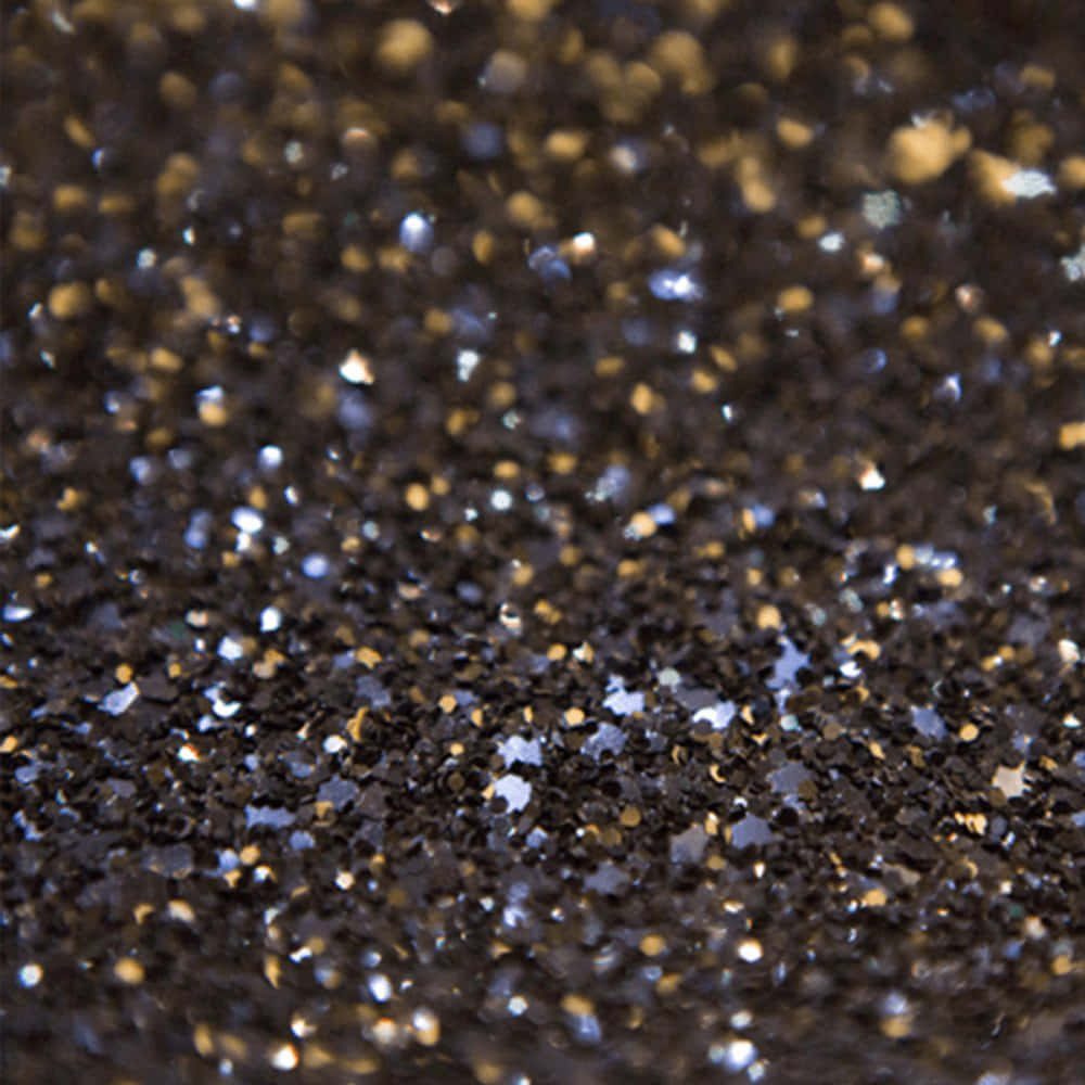 Add a touch of sparkle to your life with black glitter!