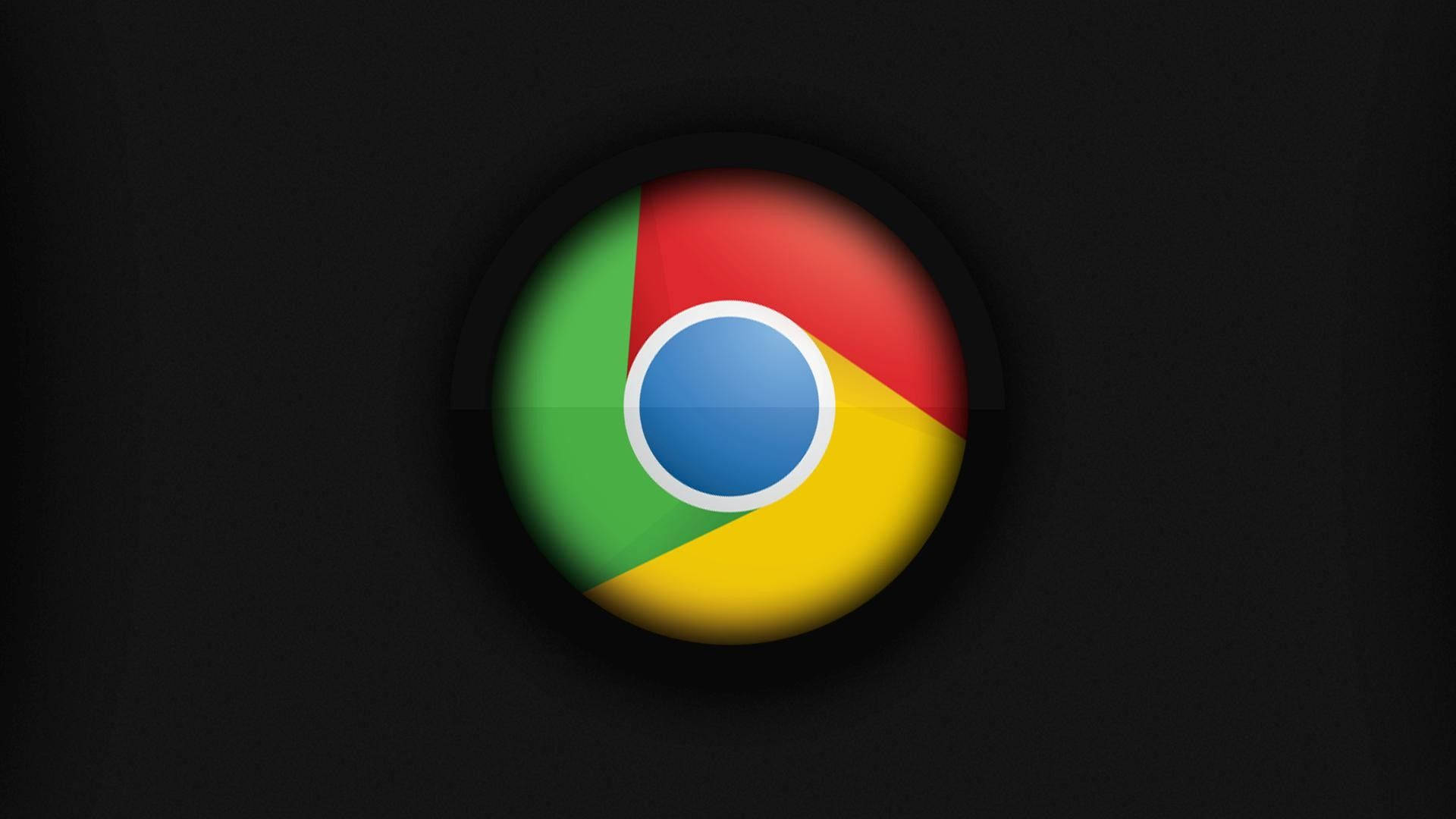Black Google Chrome Desktop Wallpaper