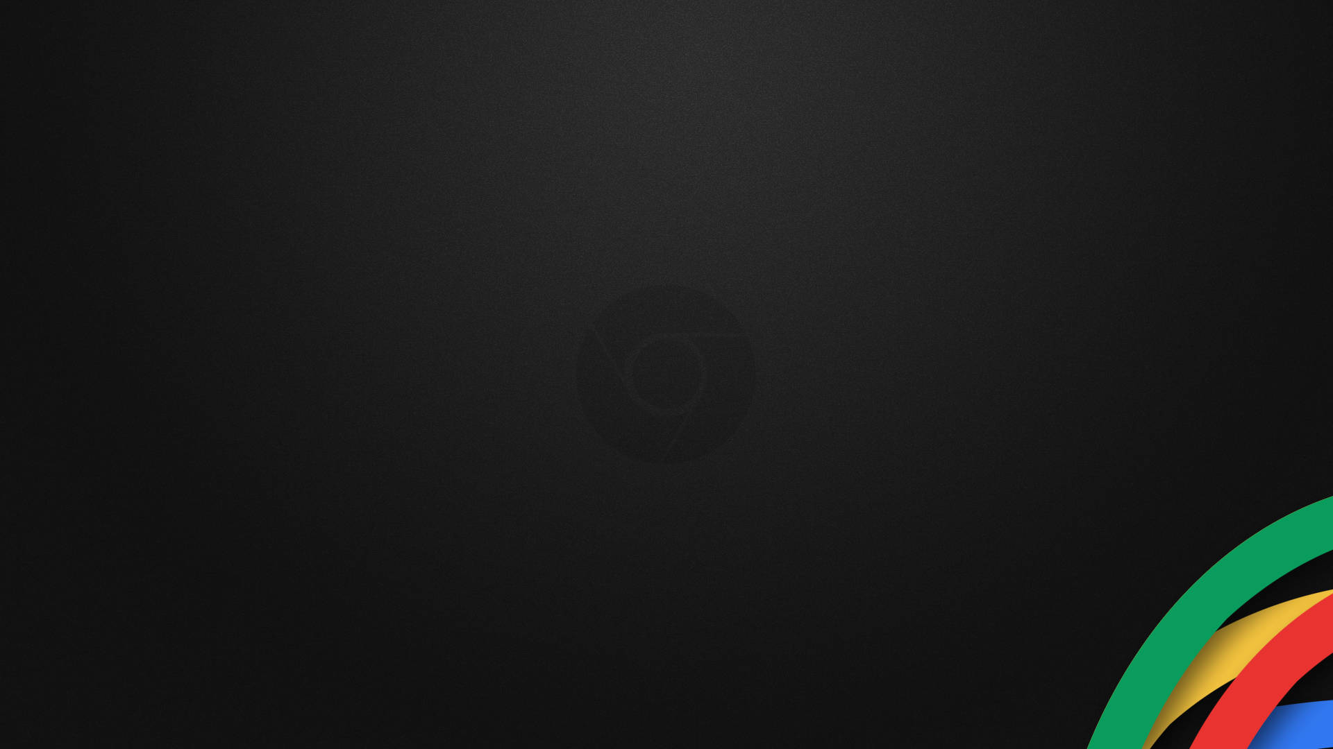Black Google Chrome HD Wallpaper
